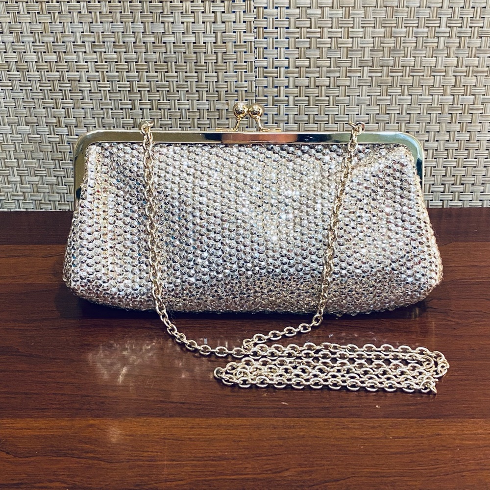 🌟HP🌟NWOT Gold Sequin Handbag/Clutch by Aldo